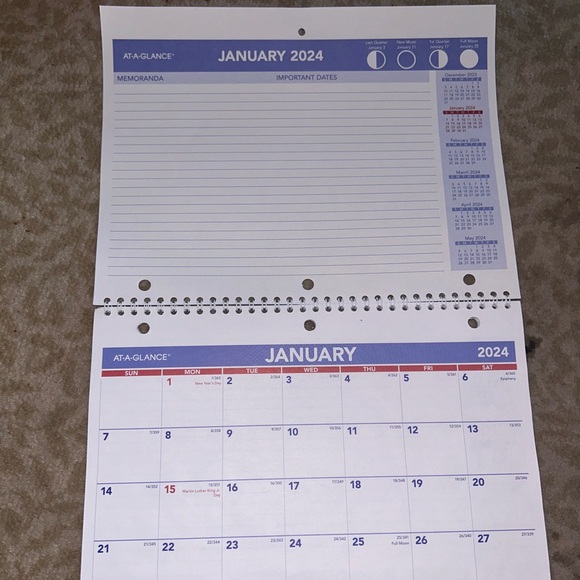 2024 Wall and Desk Calendar - Picture 2 of 3
